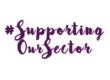 #SupportingOurSector square logo