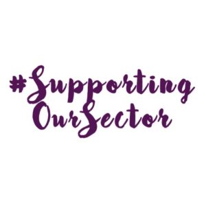 #SupportingOurSector square logo